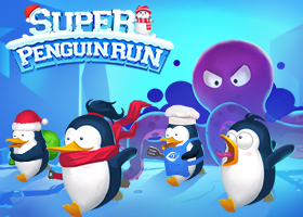 super penguin run